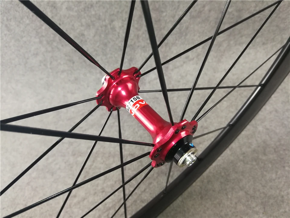 UD Glossy/Matte 700c CARROWTER 60mm carbon road bike wheels Bicycle wheelset with 23mm width Red Novatec A271 Hubs | Спорт и