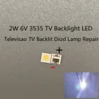 Светодиодная подсветка LG, 200 шт., высокая мощность, 2 Вт, 3535, 3 в, 6 в, холодный белый, 135 лм, для телевизора