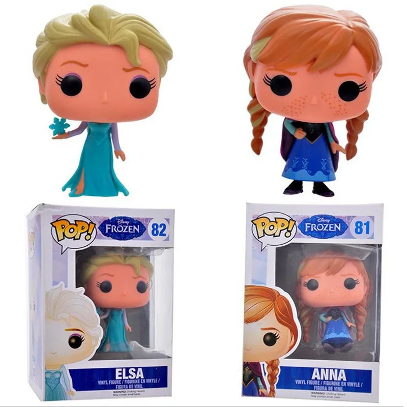 1 шт./лот высокое качество поп воздушными FUNKO принцесса эльза анна 10 см Boneca пвх