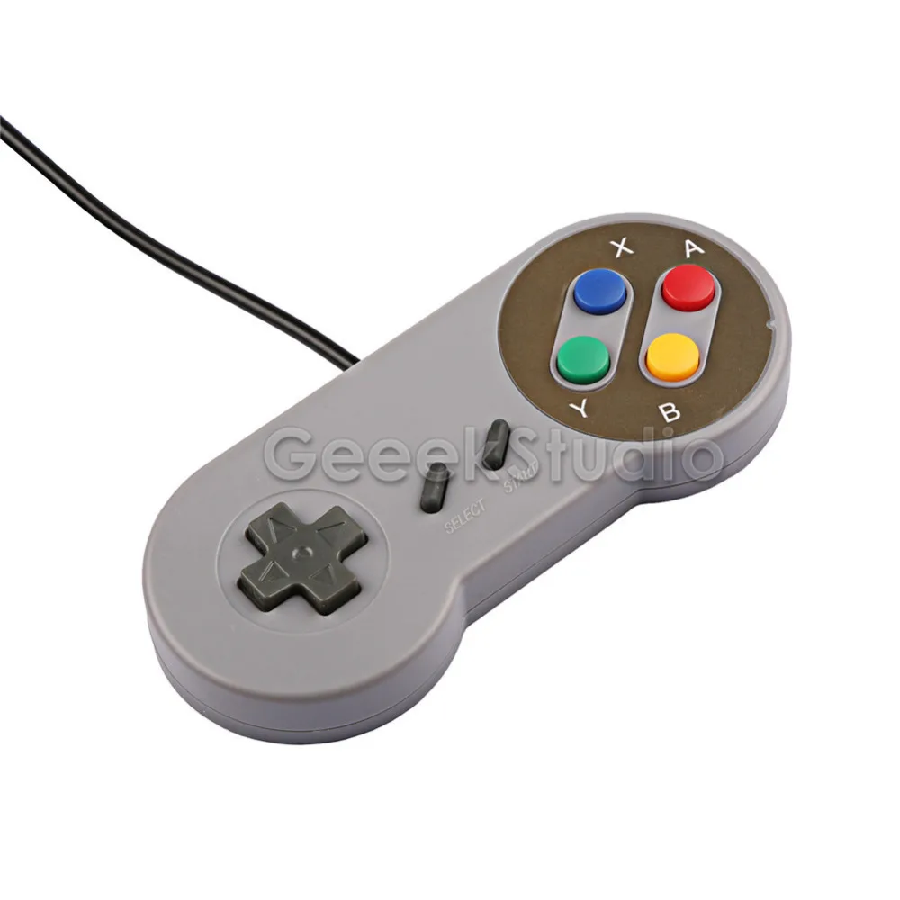 2 шт./лот! Игровой контроллер USB SNES джойстик с фланелевой сумкой для ПК Raspberry Pi 3 Model B