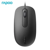 rapoo n200 original wired mouse optical gaming mouse with 1600dpi notebook desktop mouse durable business office mouse