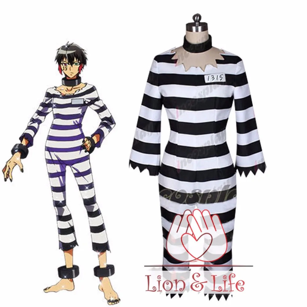 Костюм для косплея Biamoxer Nanbaka Jyugo No.15 полный комплект с аксессуарами |