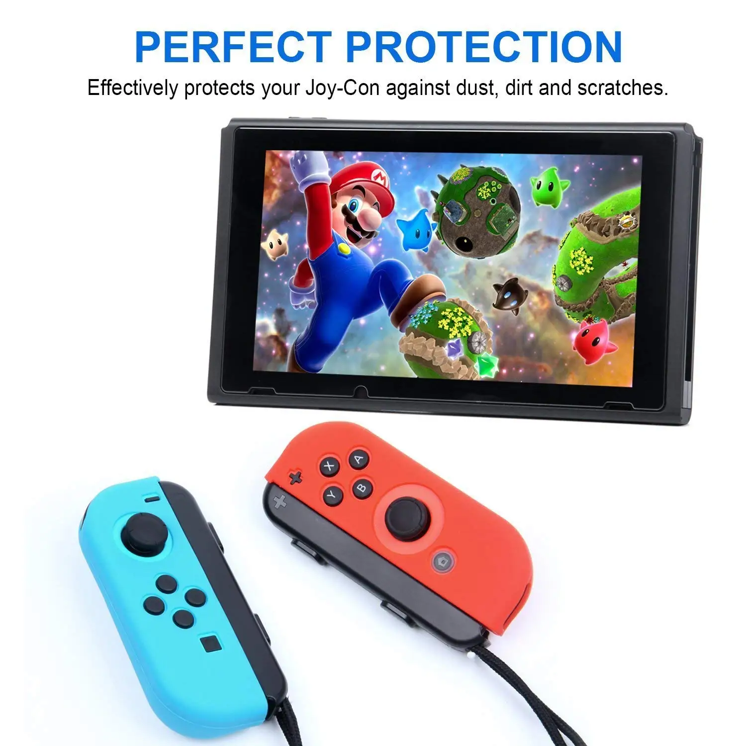 Гелевые накладки с колпачками для захвата большого пальца Nintendo Switch Joy Con|Запасные