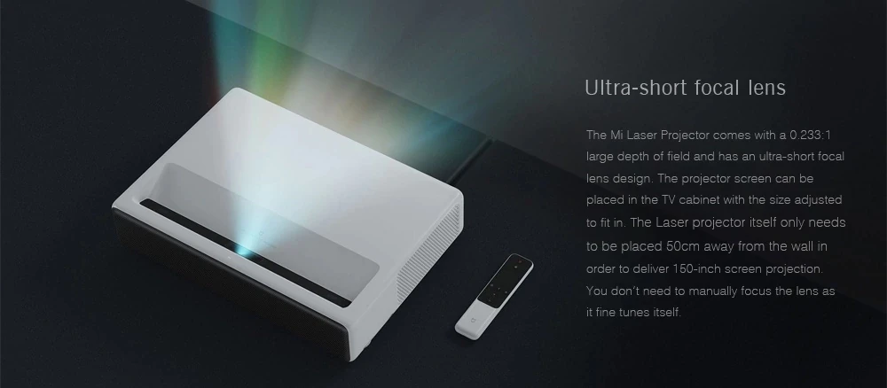 Xiaomi Mi лазерный телевизор Full HD 4K ALPD 3,0 5000 люмен Full HD 4K ALPD 3,0