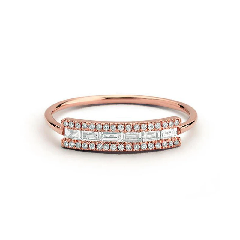 Fashion Cubic Zirconia Engagement Wedding Finger Rings For Lover Jewelry Gold Color White Red CZ Zircon Stone Women | Украшения и