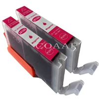 2pcs -- Magenta 2 шт. PGI-280 CLI-281 совместимый чернильный картридж для принтера CANON TR7520 TR8520 TS6120 TS8120 TS9120 принтер - Цвет: 2pcs -- Magenta