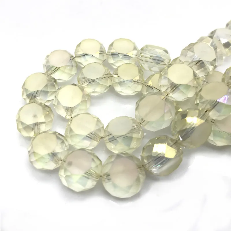 

Wholesale 50pcs 8*12mm multi faceted oval Austria crystal beads, handmade DIY jewelry for bracelets #08