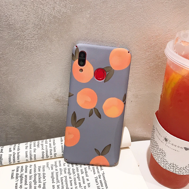 РЕТРО МАТОВЫЕ оранжевые Жесткие ПК-Чехлы для Xiaomi 6 8lite 9 SE Lite PC чехол для Xiaomi Redmi Note 7 Note8 Pro задняя крышка funda