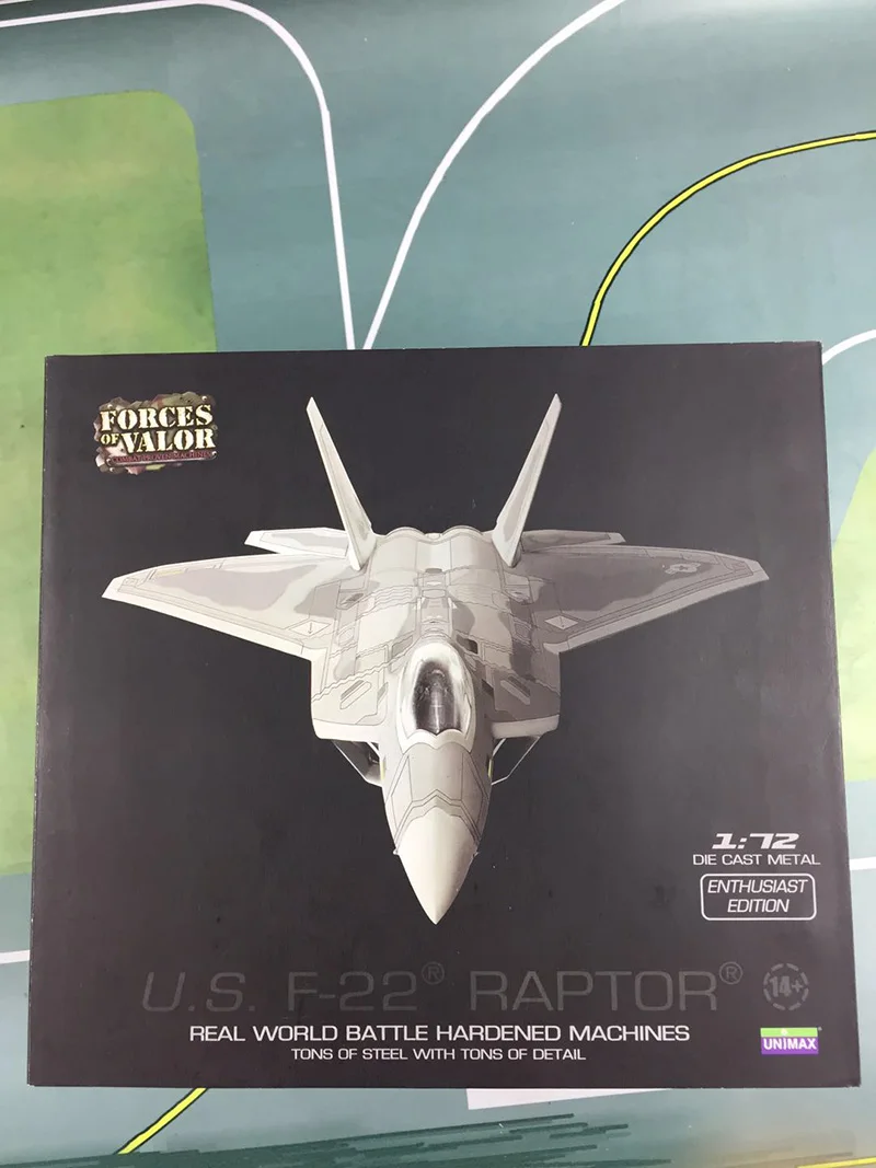 Для коллекции 1/72 F22 военный сплав литье под давлением моделирование самолет Раптор истребитель самолет с подставкой модель для мальчиков детей