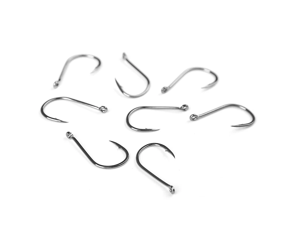 GUGUFISH 100 шт./лот#1-#15 рыболовный крючок из высокоуглеродистой стали с колючим крючком рыболовные снасти острые прочные джиг-отверстия Аксессуары