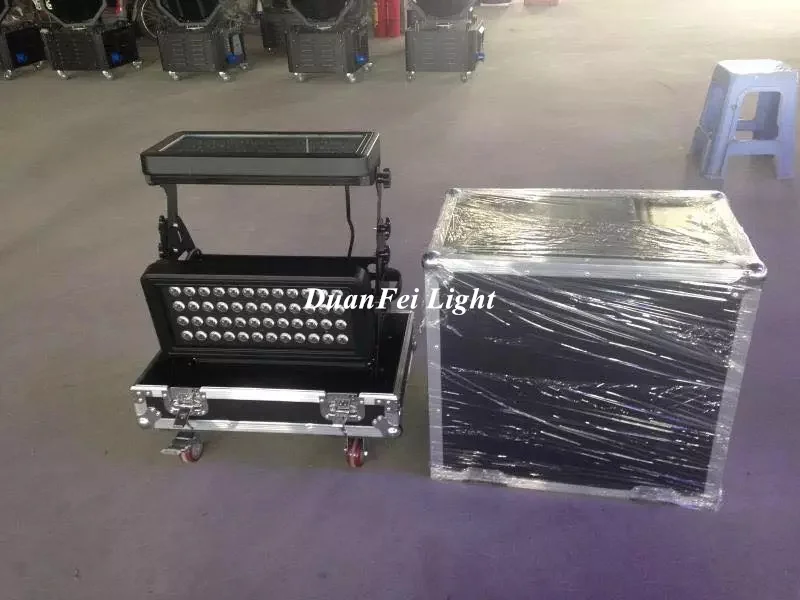 (1 шт. + Flycase) 72 15 Вт RGBWA 5 в 1 светодиодный настенный светильник Ligfht/архитектурный