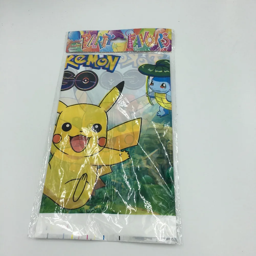 1 шт./лот pokemon go тема стол, скатерть, одежда для день рождения украшения спрос среди детей Покемон Пикачу тема скатерть