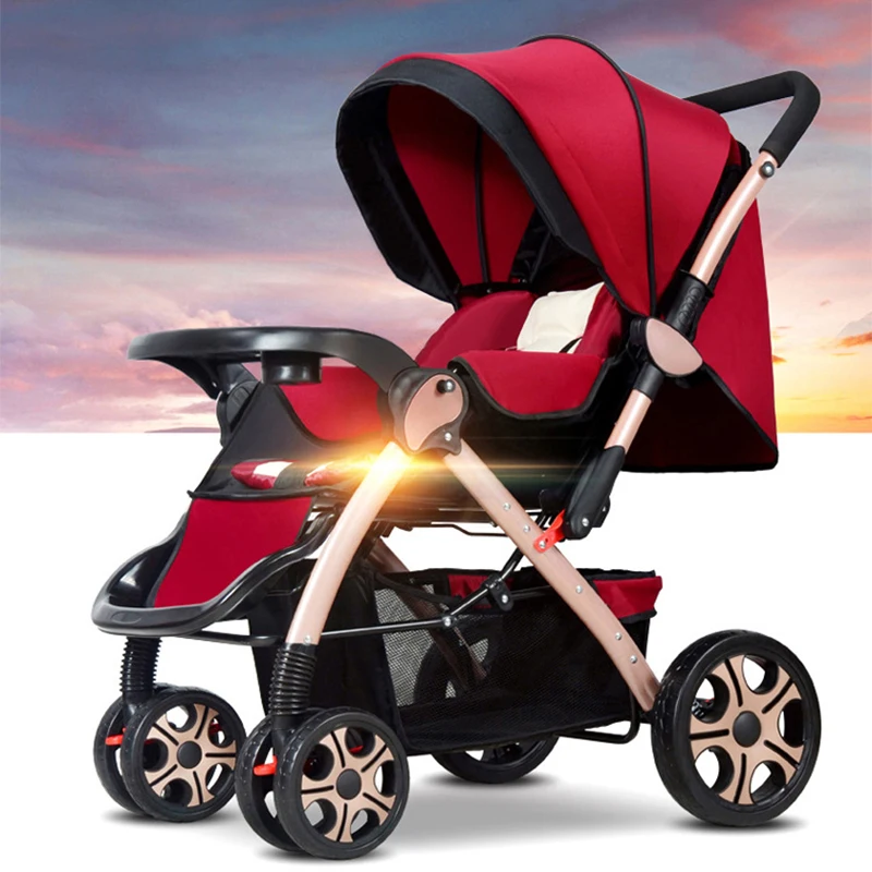 Китай дешевые легкие детские коляски лето и зима Новорожденные Детские