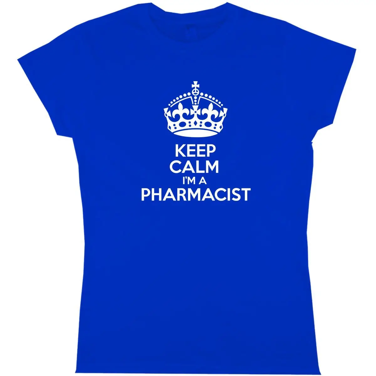 Keep calm i'm a pharmacist женская футболка с забавным юмором для дня рождения принтом в