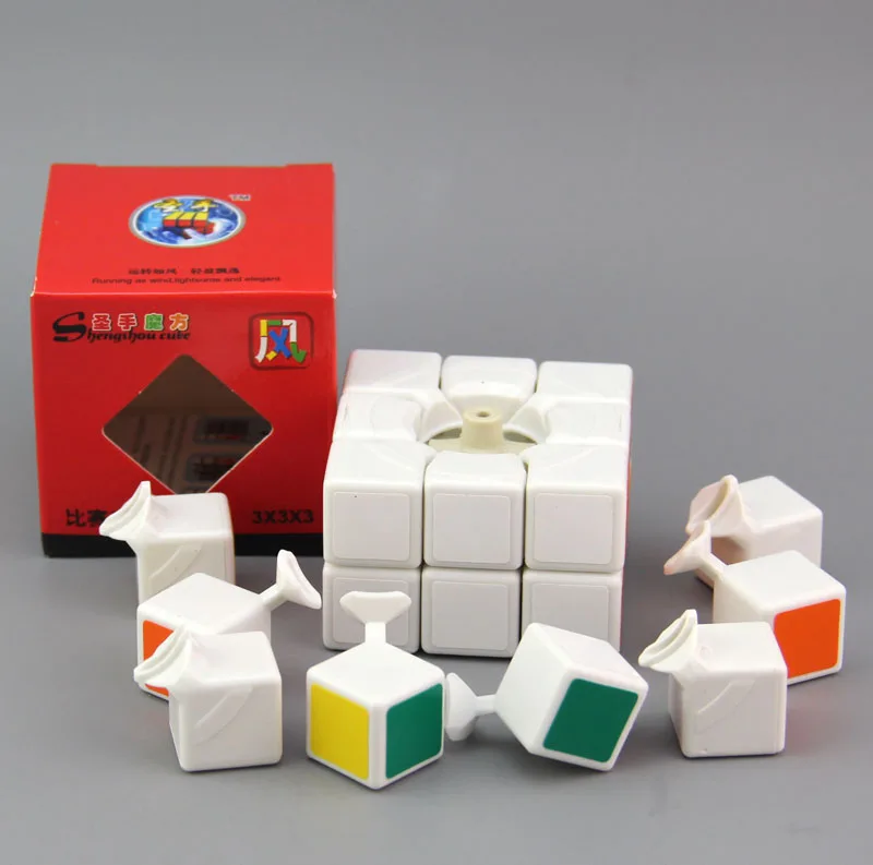 ShengShou Wind 3x3x3, набор магических кубиков, SengSo 3x3,, партия, оптом, 16 шт., кубик, магический скоростной кубик, головоломка, антистрессовые игрушки