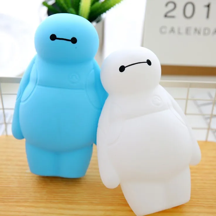 100 шт./лот Симпатичные Baymax Дизайн резиновая пенал Роман Карандаш сумка портмоне
