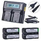 2 шт., двойное зарядное устройство для Sony A57 A65 A77 A99 A350 A550 A580 A900