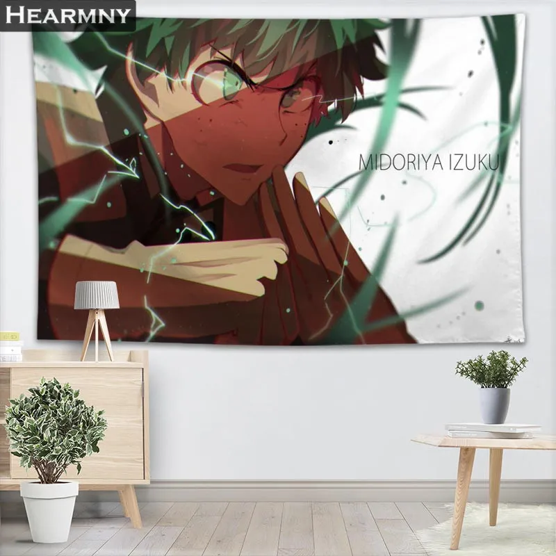 Настенный Гобелен BOKU no Hero Academy, простыни для дома, декоративные гобелены, пляжное полотенце, коврик для йоги, одеяло, скатерть, настенный гобелен - Цвет: 15