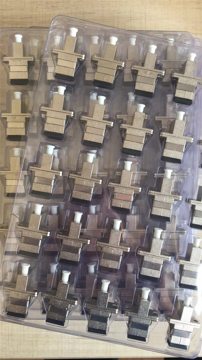 DHL Бесплатная 100 шт LC-SC LC-ST Гибридный адаптер металлический SX SM