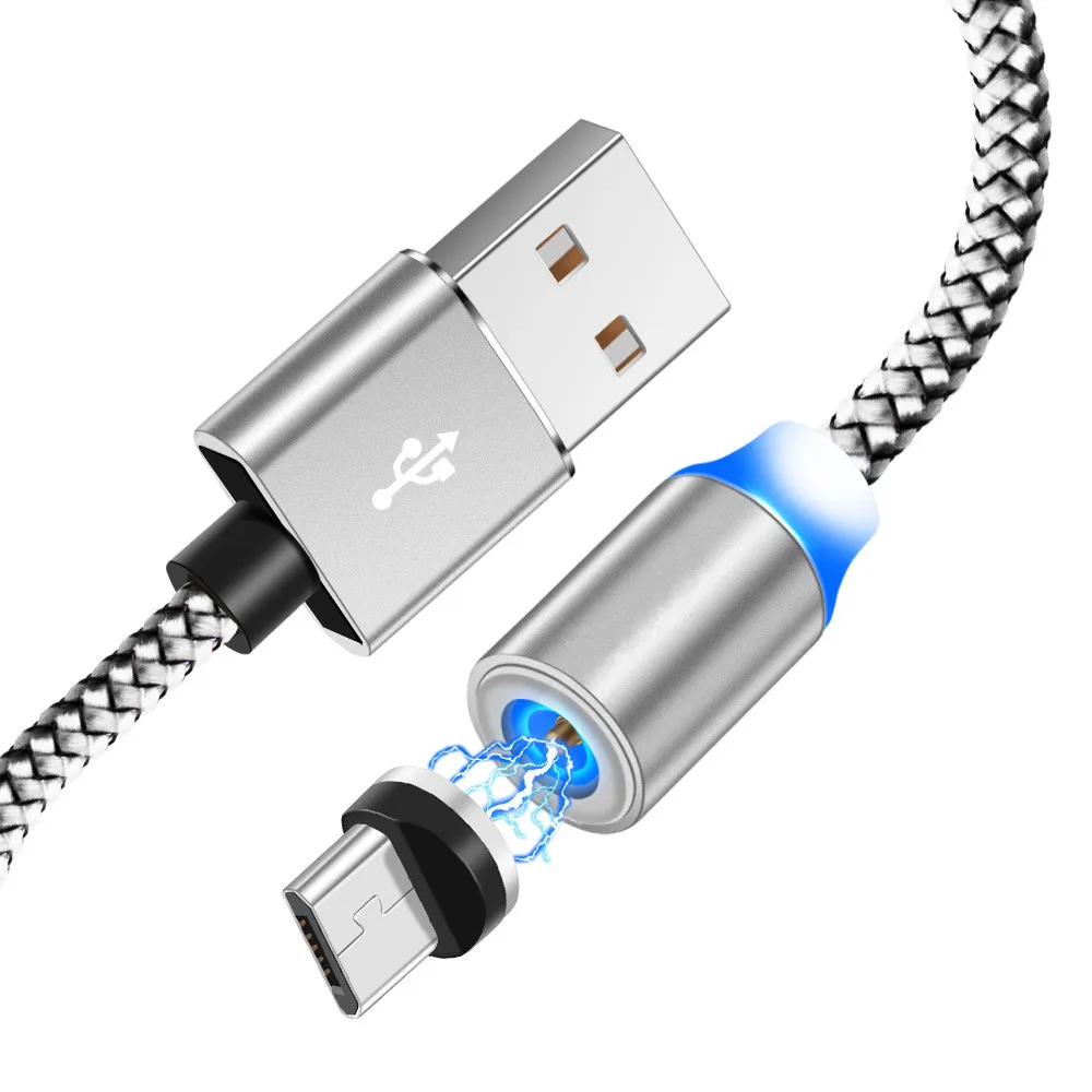 Магнитный Кабель Micro USB QC 3 0 быстрое зарядное устройство для Huawei Y5 Y6 2019 P8 Lite Xiaomi Redmi
