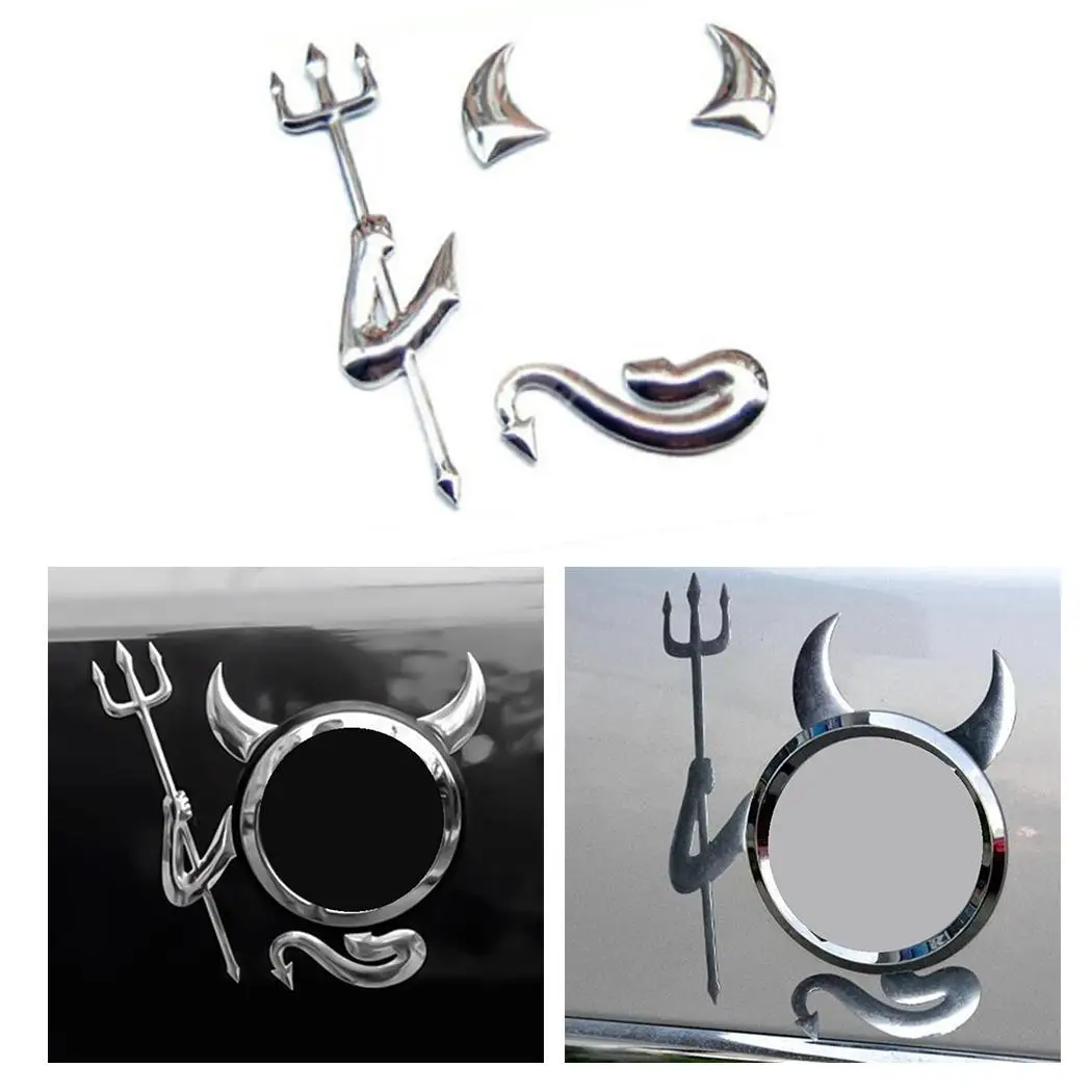 1 шт. модная 3D Маленькая дьявола Автомобильная наклейка для BMW E90 F30 F10 Audi A3 A6 Opel Insignia