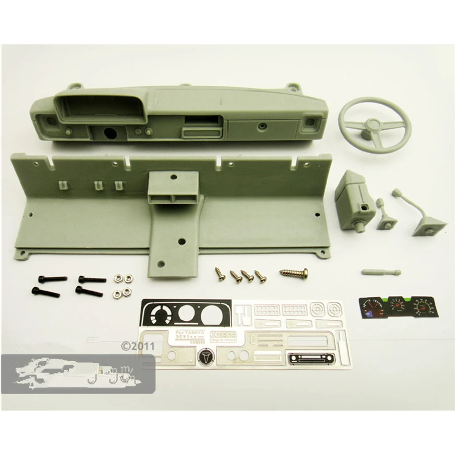 

RC CAR BODY SHELL CAB INTERIOR DASH BOARD KITS FIT FOR 1/10 SCALE ROCK CRAWLER TOYS TRUCK TAMIYA BRUISER HILUX 4WD TF2 PARTS