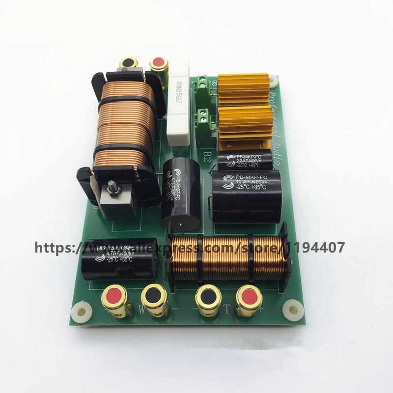 800W Tweeter Woofer Speaker 2 Way Crossover 2500Hz PA-280 Treble Bass Divider For 15 inch Professional Stage Speaker 1PC