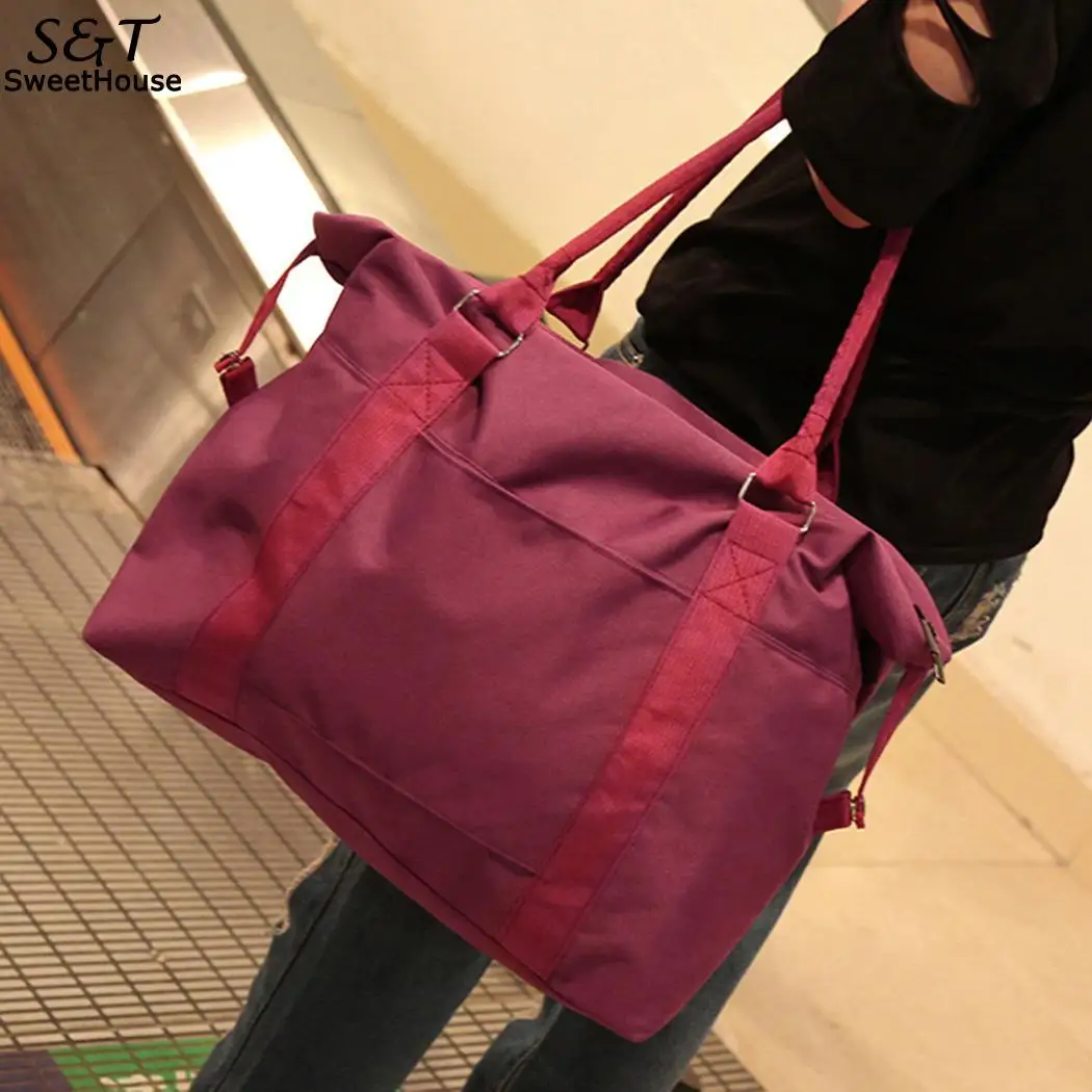 Nylon Luggage Bag Durable Waterproof Women Men Large Capacity Travel Lightweight Weekend Girls Handbag | Багаж и сумки