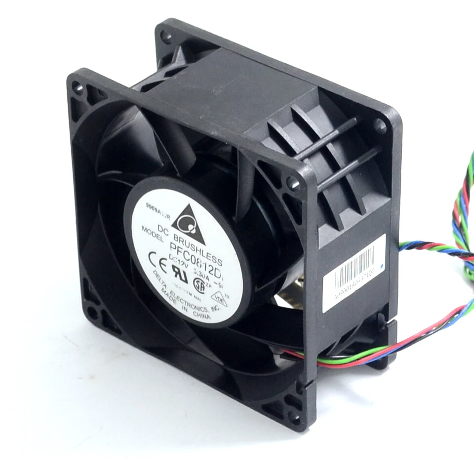 Новый и оригинальный PFC0812DE 8038 80 мм 12 В 3 30a 4 Проводные пары подшипников охлаждающий
