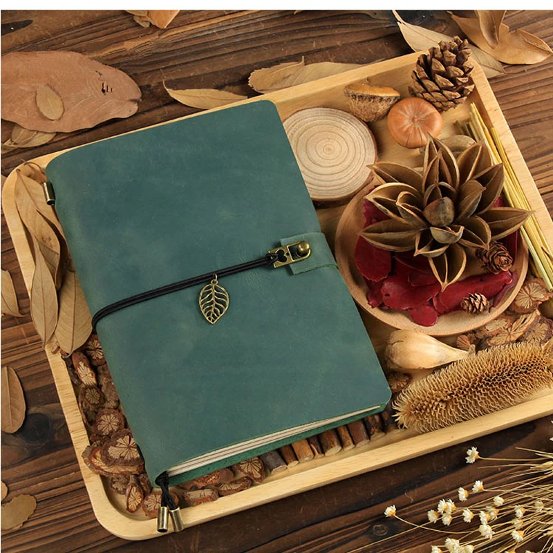 Кожаный Блокнот ручной работы винтажный блокнот ежедневник креативный
