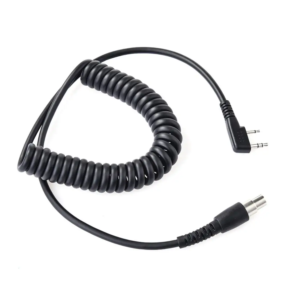 CC MOT Motorola Катушка Шнур K кабель для HYT Kenwood Baofeng 2 контактный до 5 двухсторонний