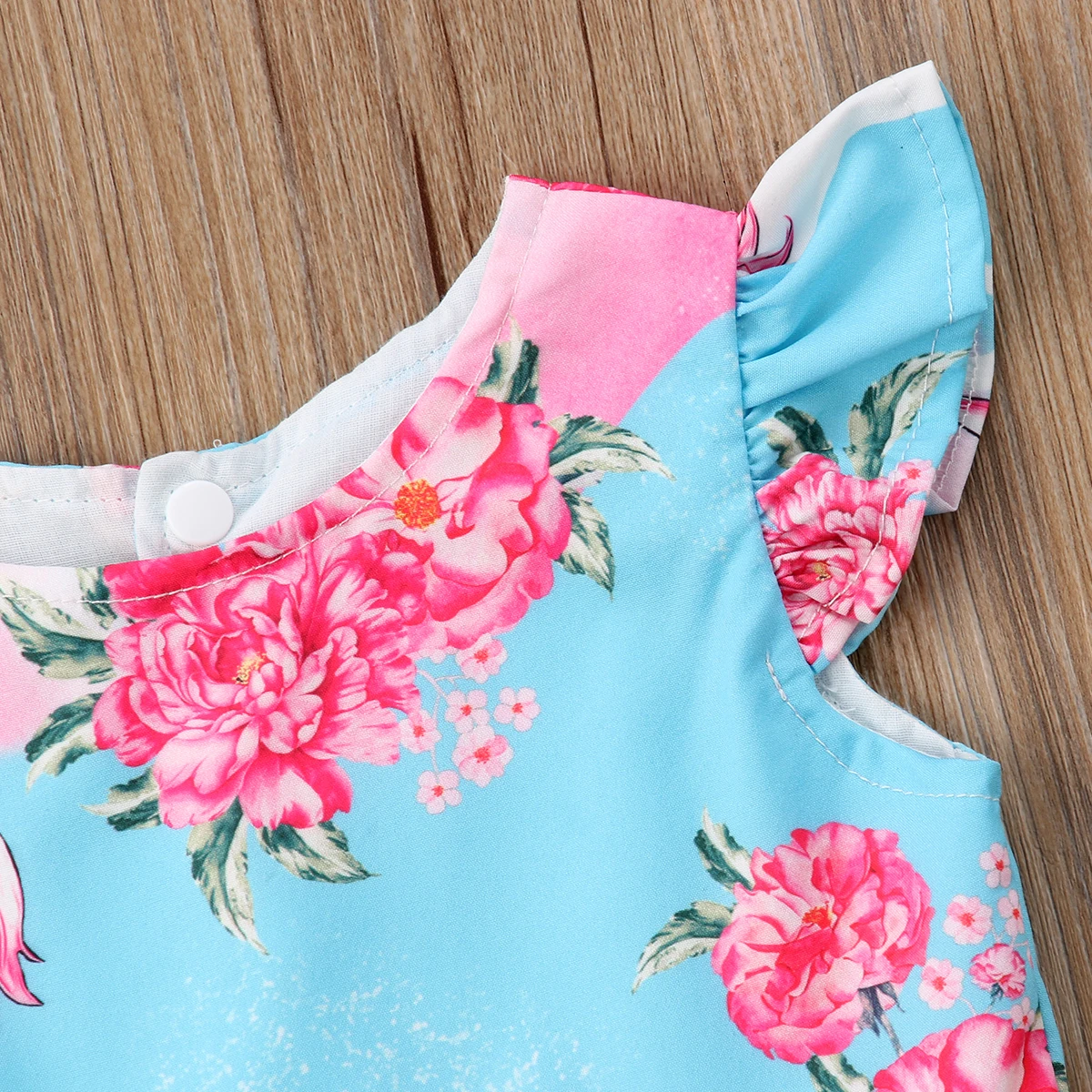 Детское платье Pudcoco для маленьких девочек с мультяшным принтом единорога