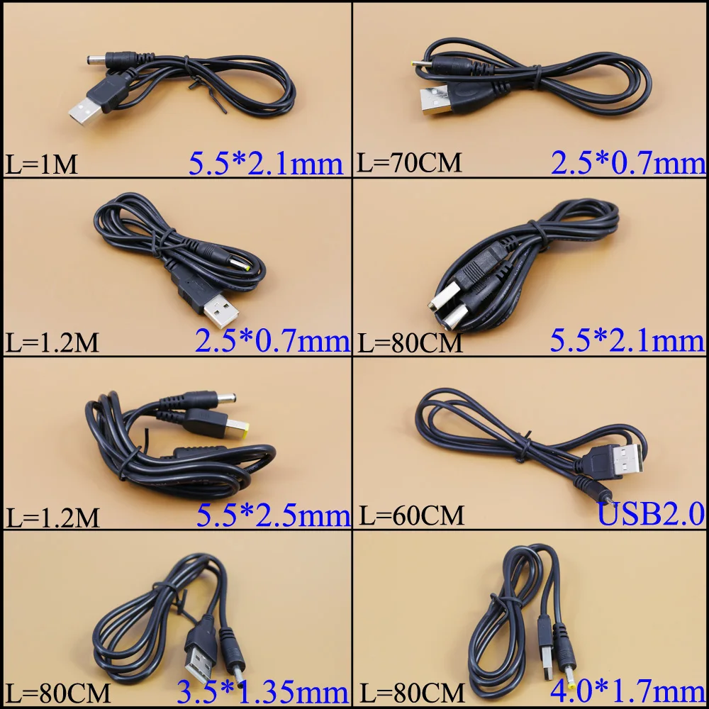YuXi 6 Тип 2 0 USB порт для 5 5*2 мм 5*0 7 3 5*1 35 4 0*1 1 В DC Цилиндрический разъем кабель питания