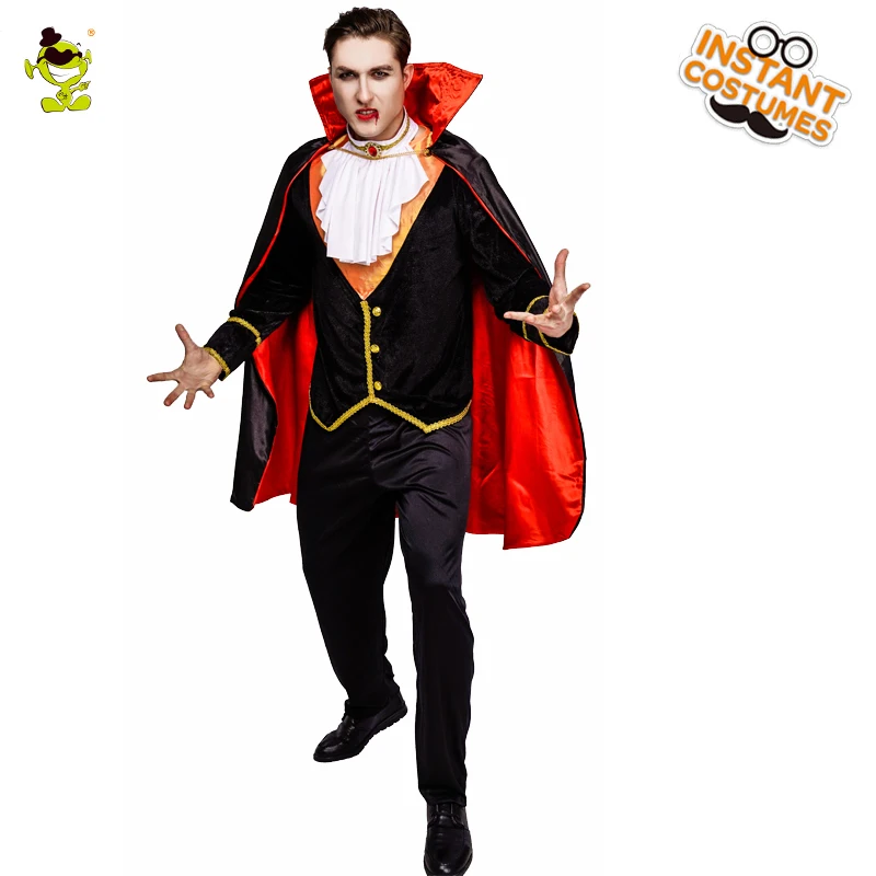 QLQ мужской костюм вампира Косплей Роскошная Одежда для ролевых игр Пурим