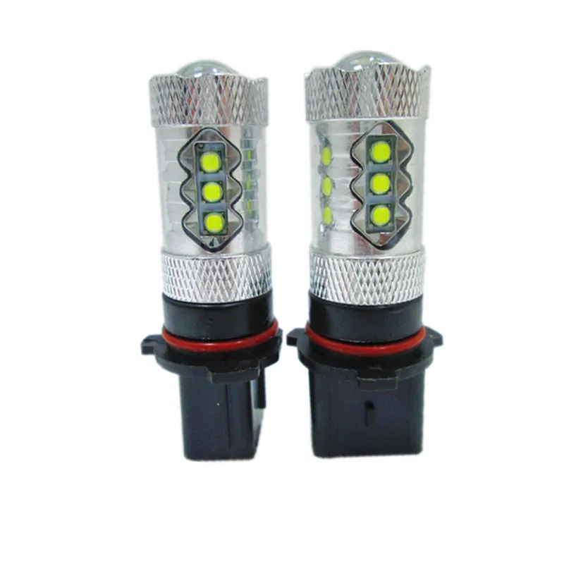 2 шт. P13W 80 Вт 16 SMD cree чип Высокая Мощность Противотуманные фары Лампа 6000k