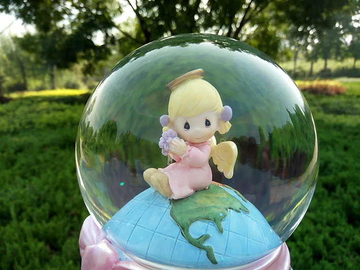 Водой ребенка ангел мира земля Байюнь хрустальный шар музыкальная шкатулка
