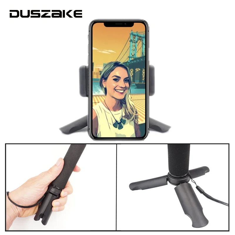 DUSZAKE P6 Smartphone Mini Tripod For Phone Lightweight for iPhone Samsung Xiaomi Huawei Mobile | Электроника