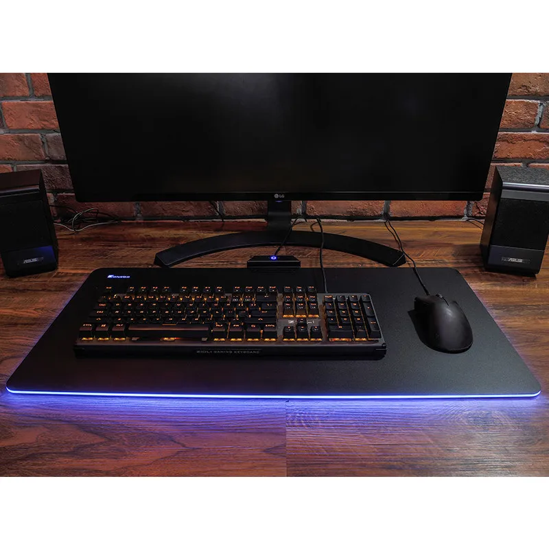 JONSBO MP 2/3 большой коврик для мыши геймер водяное охлаждение RGB светоизлучающий