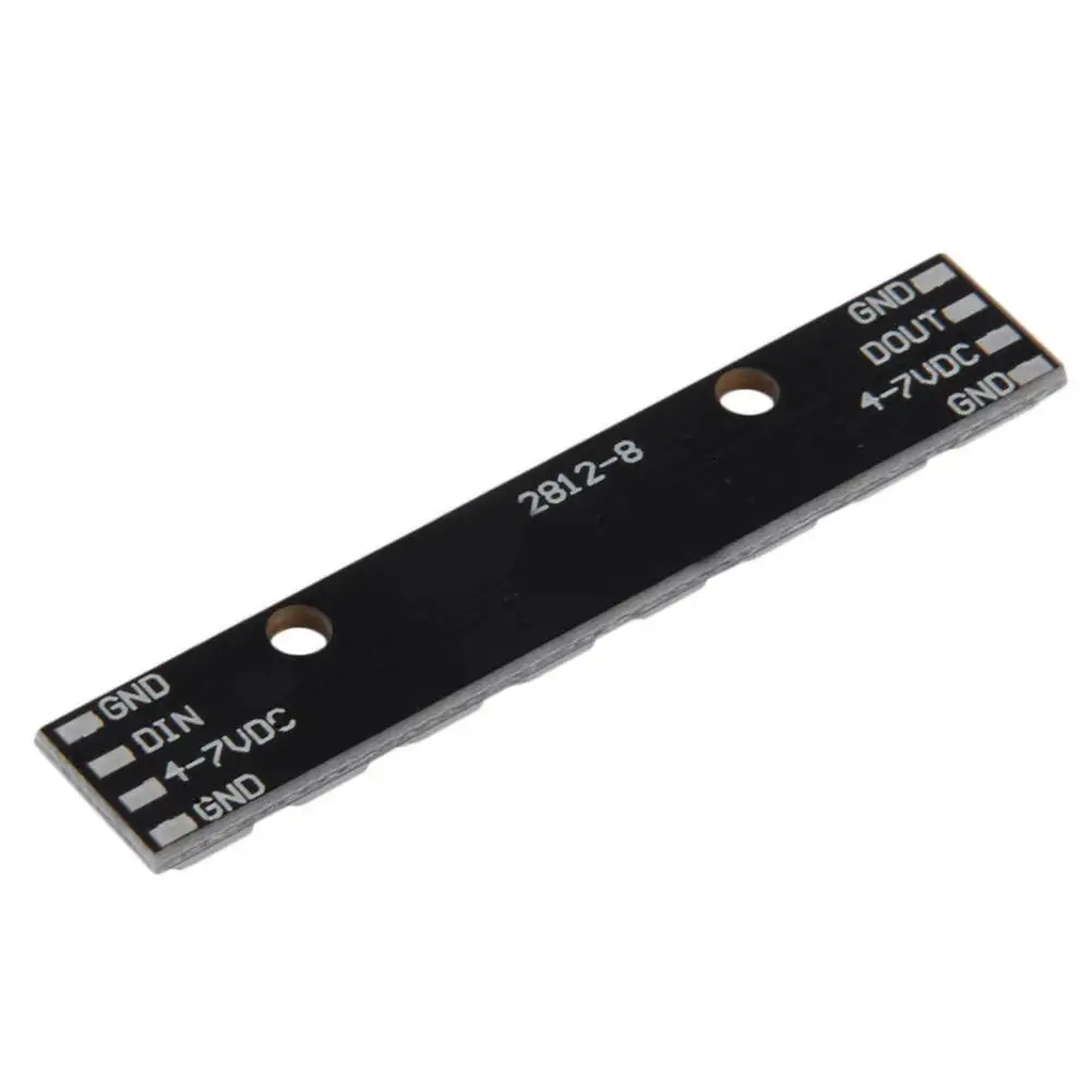 5 шт. 8-битный WS2812 5050 RGB светодиодный Встроенный полноцветный привод фонаря