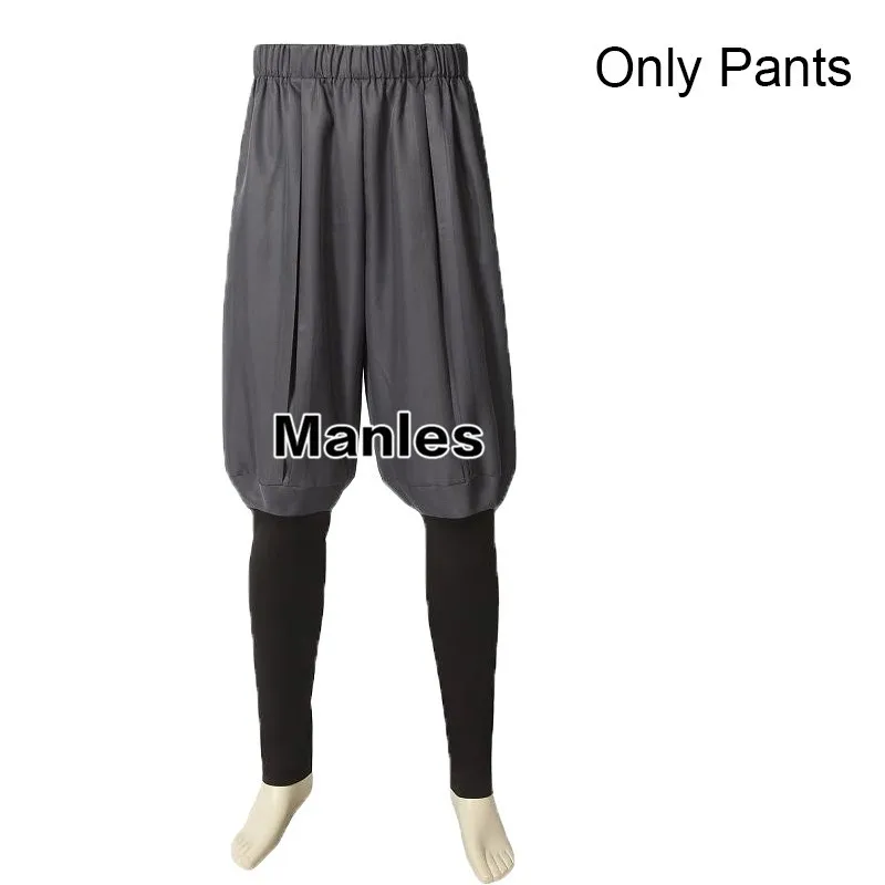 Only pants Бэтмен Ниндзя Косплей Брюс Уэйн костюм Плащ Хэллоуин Бэтмен индивидуальный заказ человек Рождество кожаные аксессуары Броня нарукавник - Цвет: Only pants