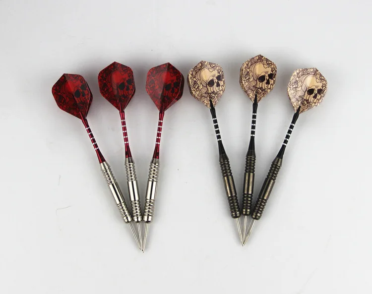6 pcs Professional White/Bronze Darts 25g Steel Tip with Iron Copper Barrel for Indoor Game Sports | Спорт и развлечения