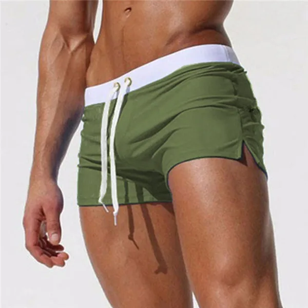 Летний купальник Мужской купальный костюм плавки Maillot De Bain для мальчиков купальные плавки мужские шорты для плаванья Surf Banadores Mayo Sungas - Цвет: 14 swimming trunks