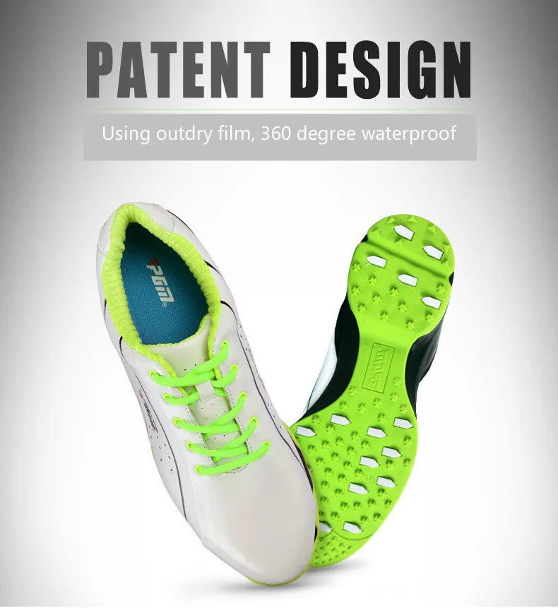 2018 PGM Male Golf Shoes Brand Head Layer Cowhide Antiskid Patent Sneakers Summer Waterproof Wear-resisting Sport For Men | Спорт и
