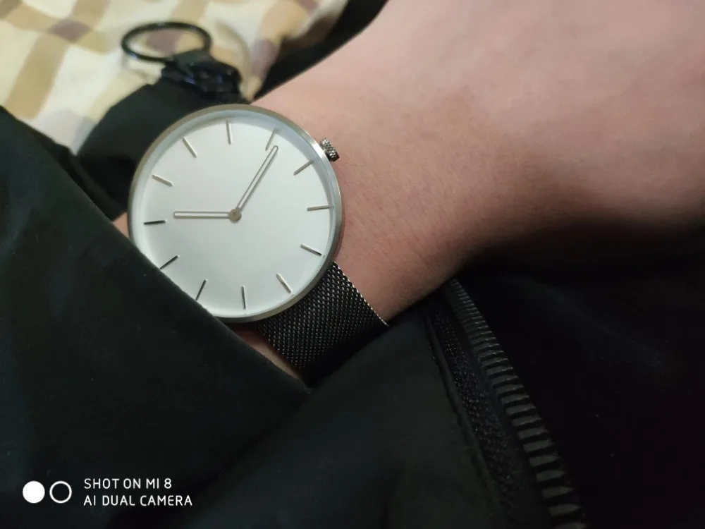 Xiaomi TwentySeventeen Аналоговые кварцевые наручные часы 39 мм светящиеся 3 АТМ водонепроницаемые Модные Элегантные смарт-пульт дистанционного управления Комплект