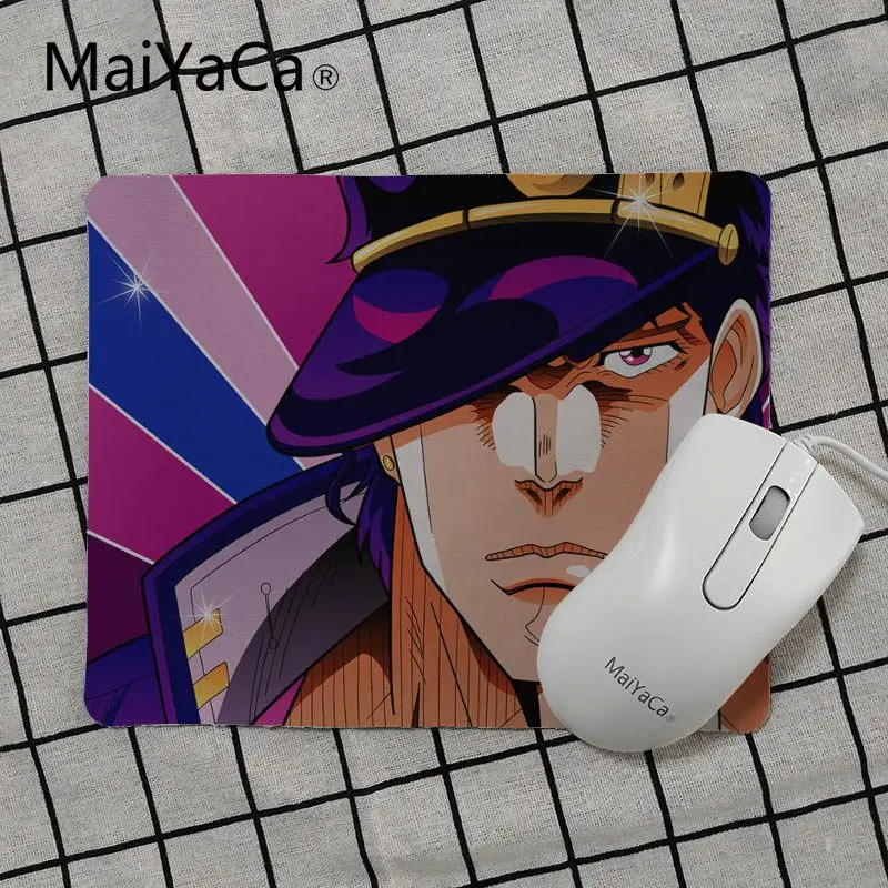 MaiYaCa Новые поступления jojo невероятное приключение уникальный настольная панель коврик для игровой мыши Размеры для 18x22 см 25x29 см) с небольшой платформой, коврик для мыши с изображением