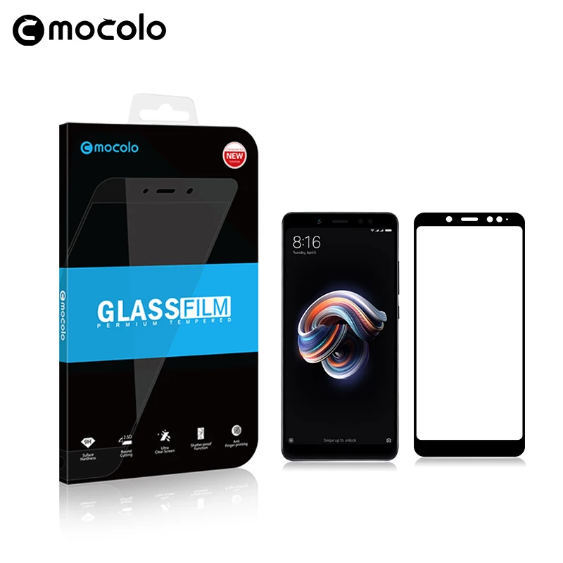 Mocolo 2.5D Glass for Xiaomi Redmi Note 5 Pro Film Screen Protector Tempered Gradient Case | Мобильные телефоны и