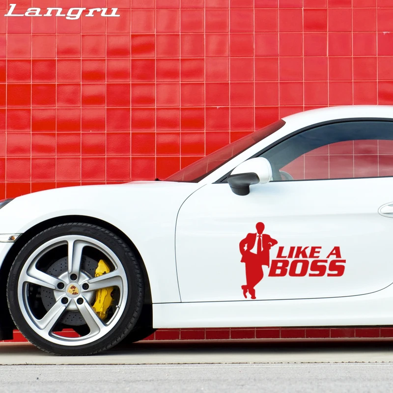Langru Cool Graphics Like A Boss Car Stickers Styling Decals Decorative Jdm | Автомобили и мотоциклы