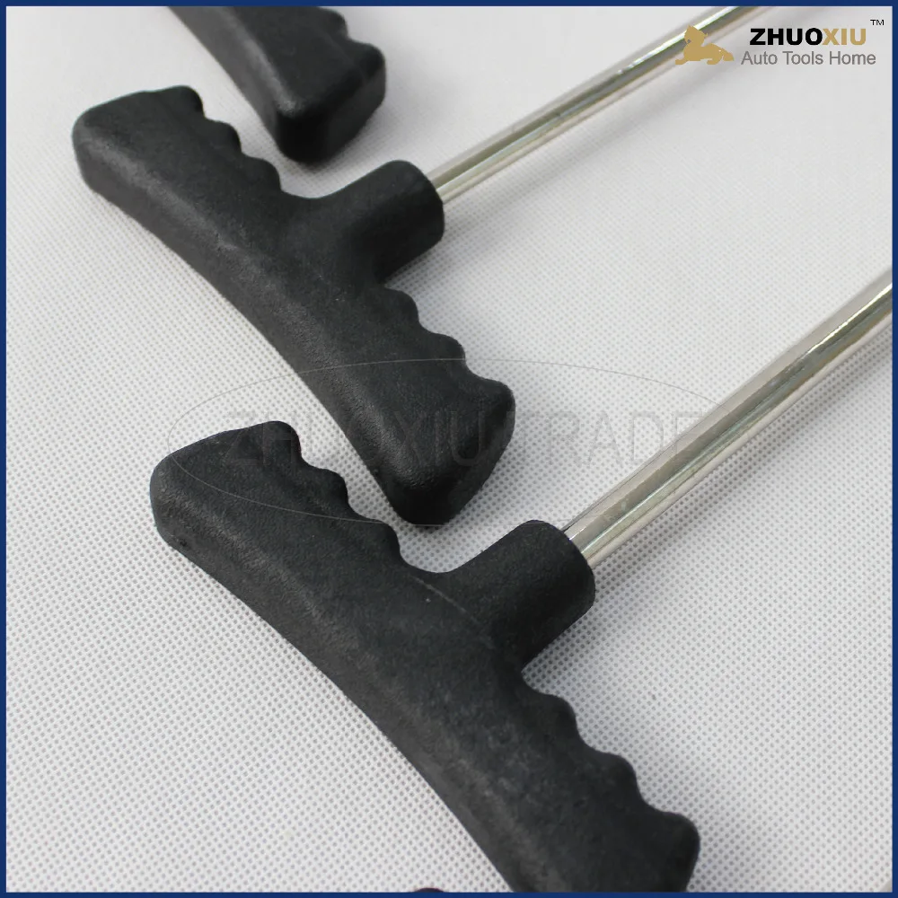 Авто PDR Paintless набор прутков с Градом плоский конец инструменты для ремонта вмятин