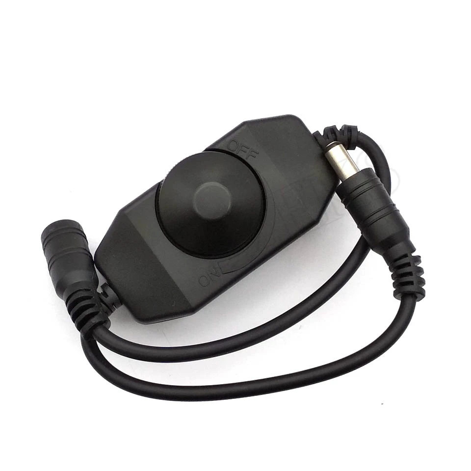 DC12V-24V мини Диммер светодиодный регулятор яркости для 3528 5050 5630 одноцветная