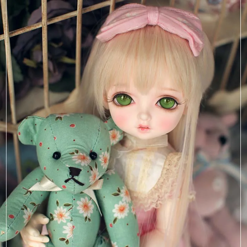 Полный комплект 1/4 BJD кукла / SD Милая бэмбис из смолы с бесплатными глазами для